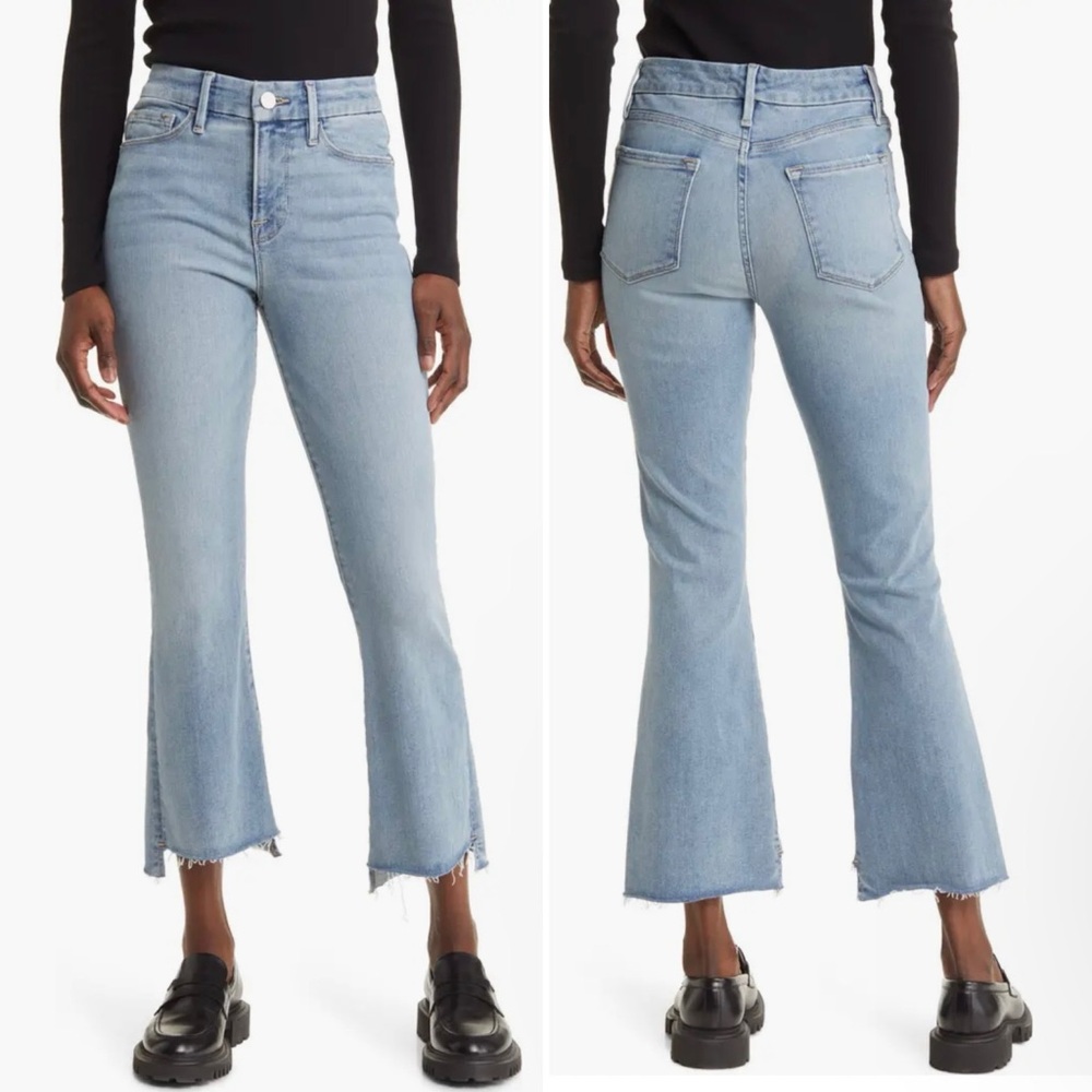 FRAME Le Crop Mini Boot Jeans Size 30